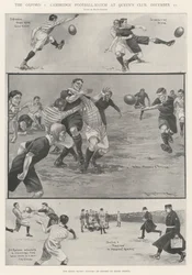 The Oxford v Cambridge Football-Match at Queen